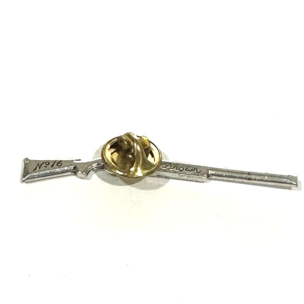 Hunting Rifle Lapel Pewter Pin | 2" | Hunter Gift | Shooting Sports Pin
